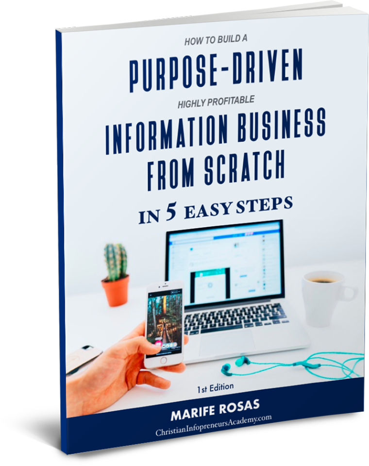 marife rosas, free eBook, coach, obm, product launch, christian infopreneur